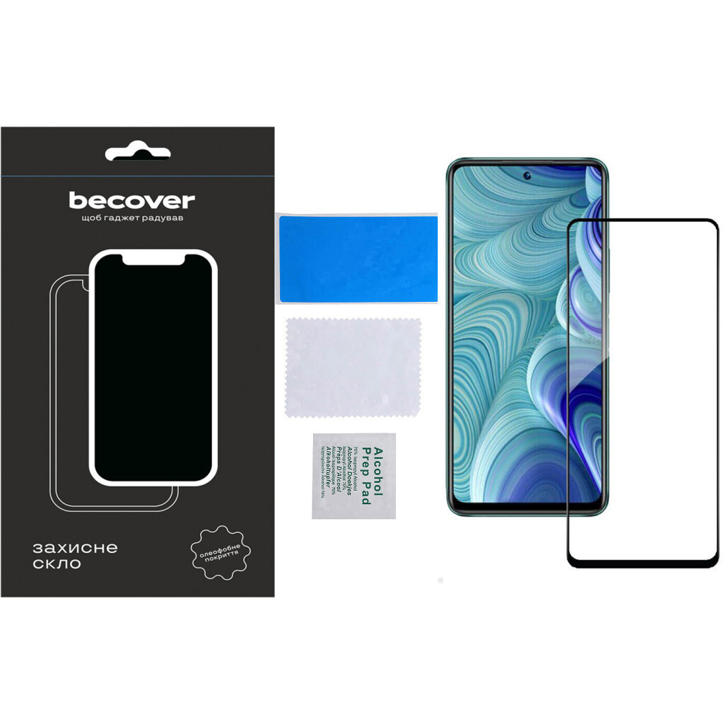 Захисне скло BeCover для Infinix Hot 40i (X6528B) Black (710483) фото5