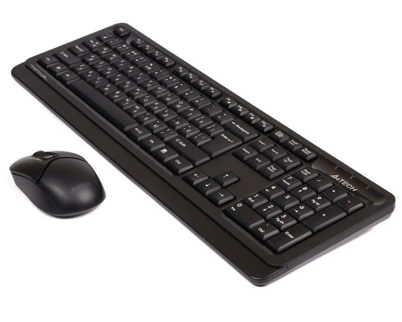 Бездротовий комплект A4Tech Fstyler клавіатура+миша, FG1012S (Black) фото3