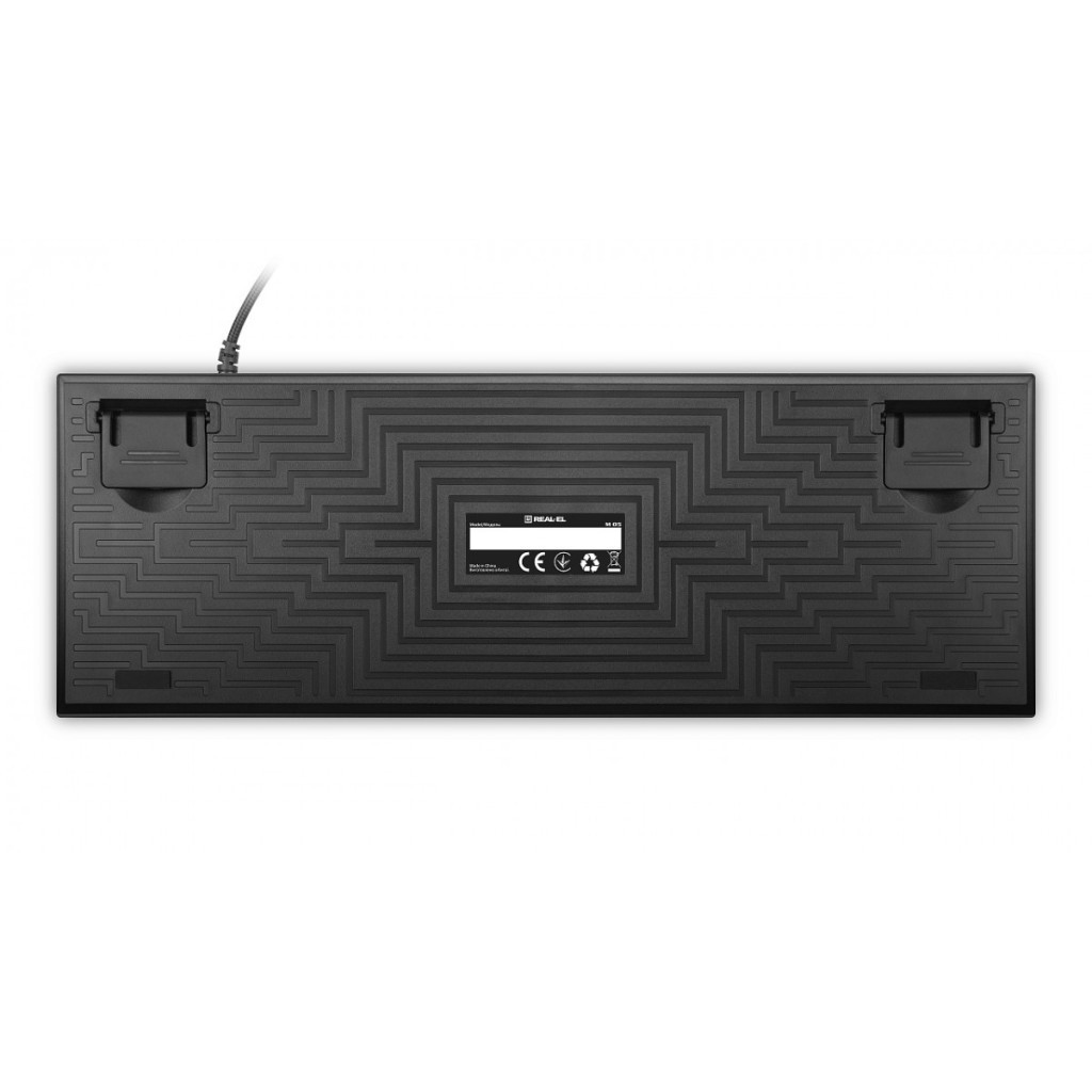 Клавіатура REAL-EL M 05 Grey USB фото3