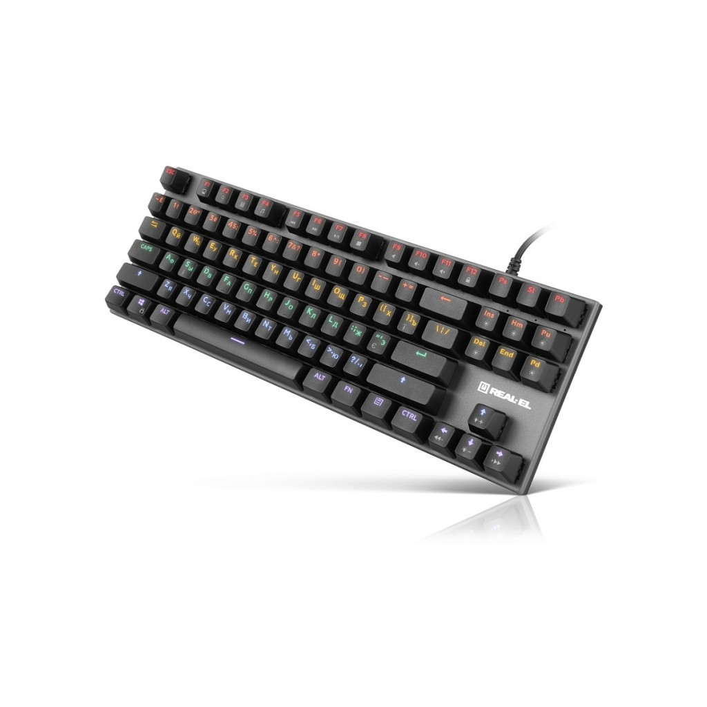 Клавіатура REAL-EL M 05 Grey USB фото4