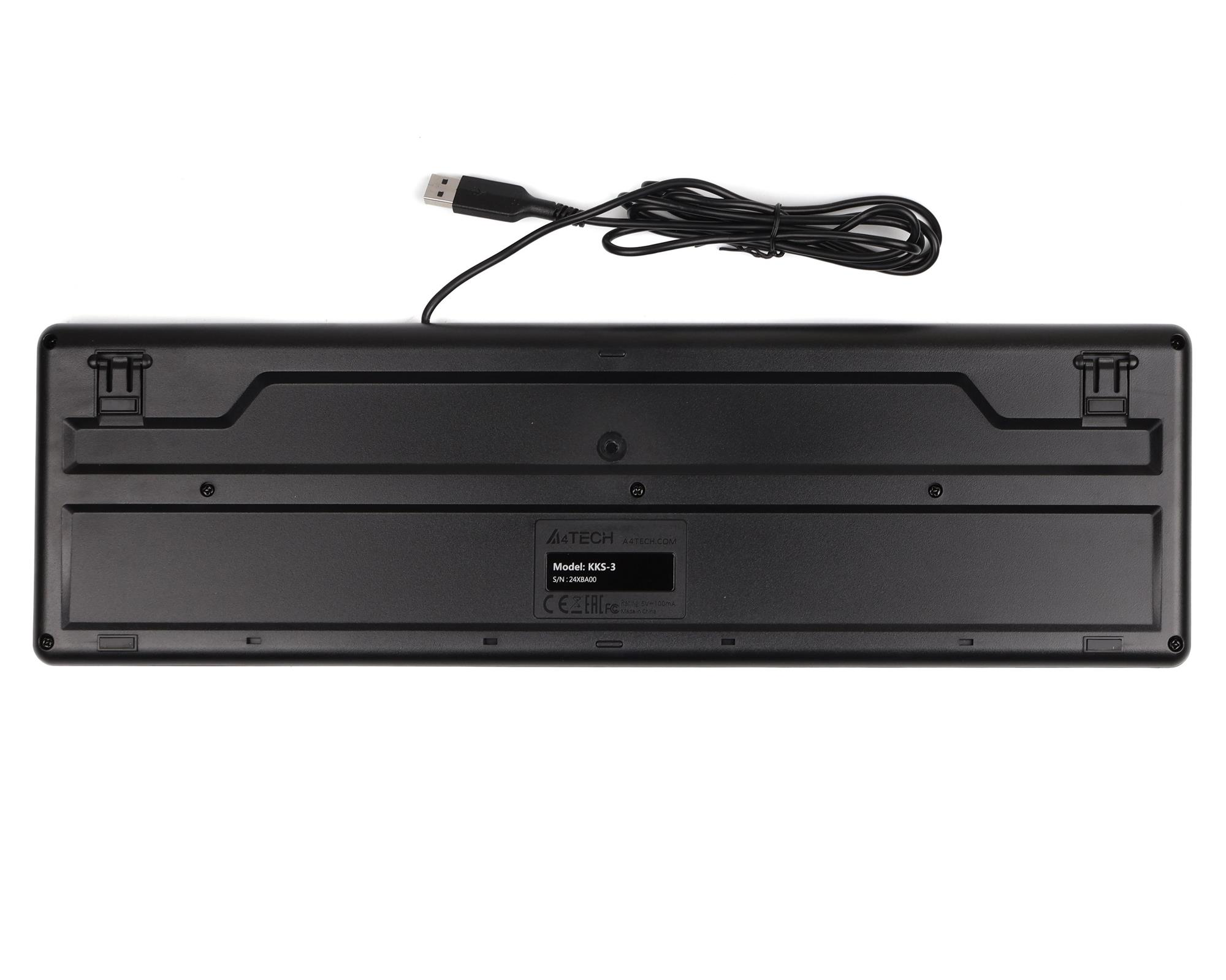 Клавіатура A4Tech KK-3 Black фото