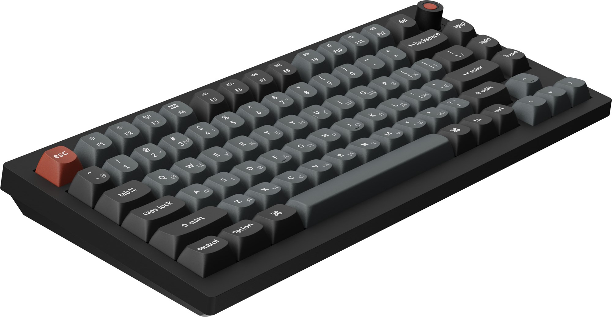 Клавіатура Keychron V1 8K Keychron Super Red Switch Black RGB (V1W-D1-UA) фото5