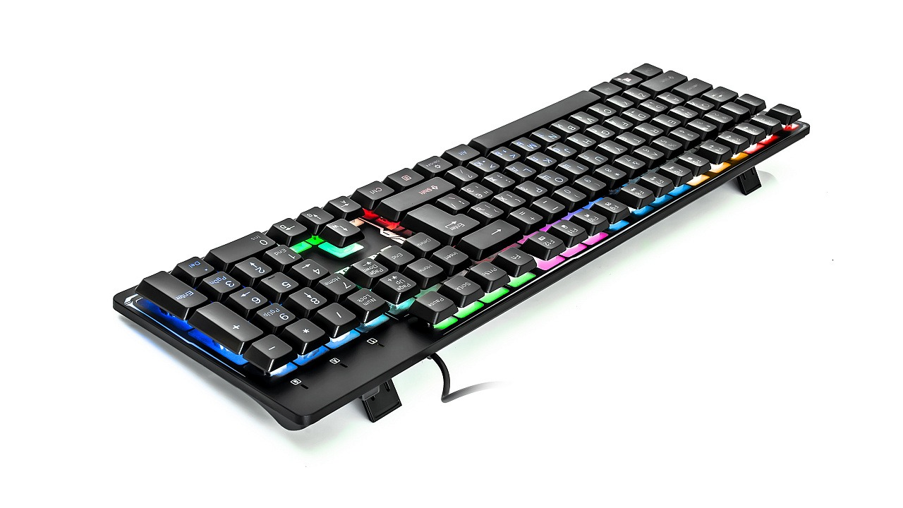 Клавіатура REAL-EL Comfort 7011 Backlit Ukr Black фото4