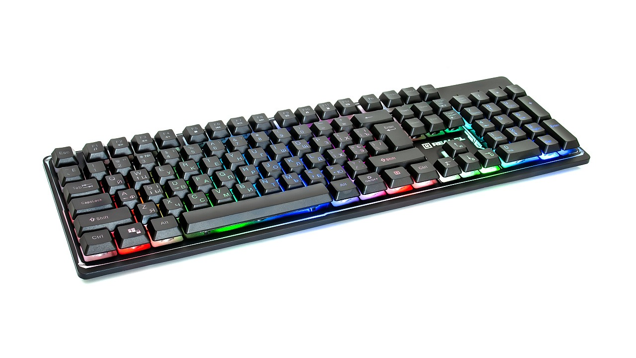 Клавіатура REAL-EL Comfort 7011 Backlit Ukr Black фото5