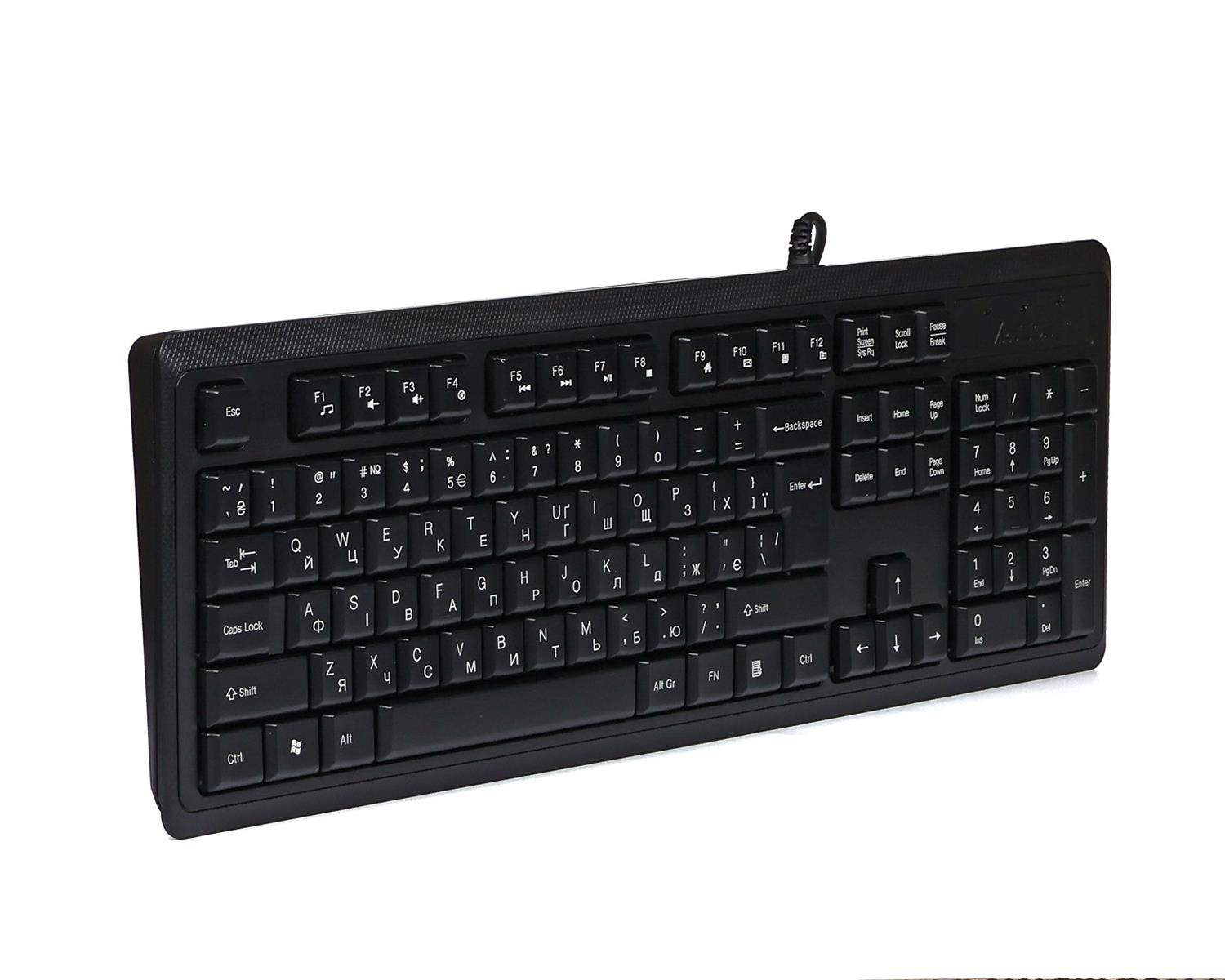 Клавіатура A4Tech KR-92 Black фото2