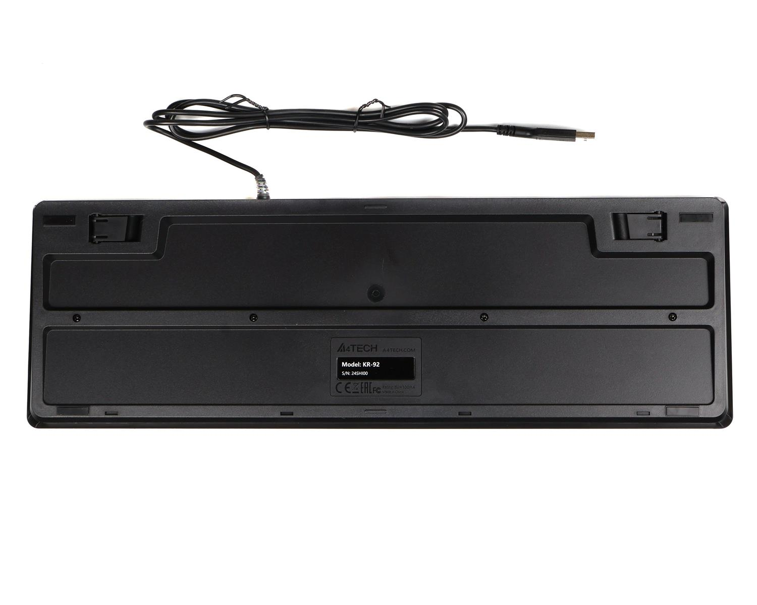 Клавіатура A4Tech KR-92 Black фото4