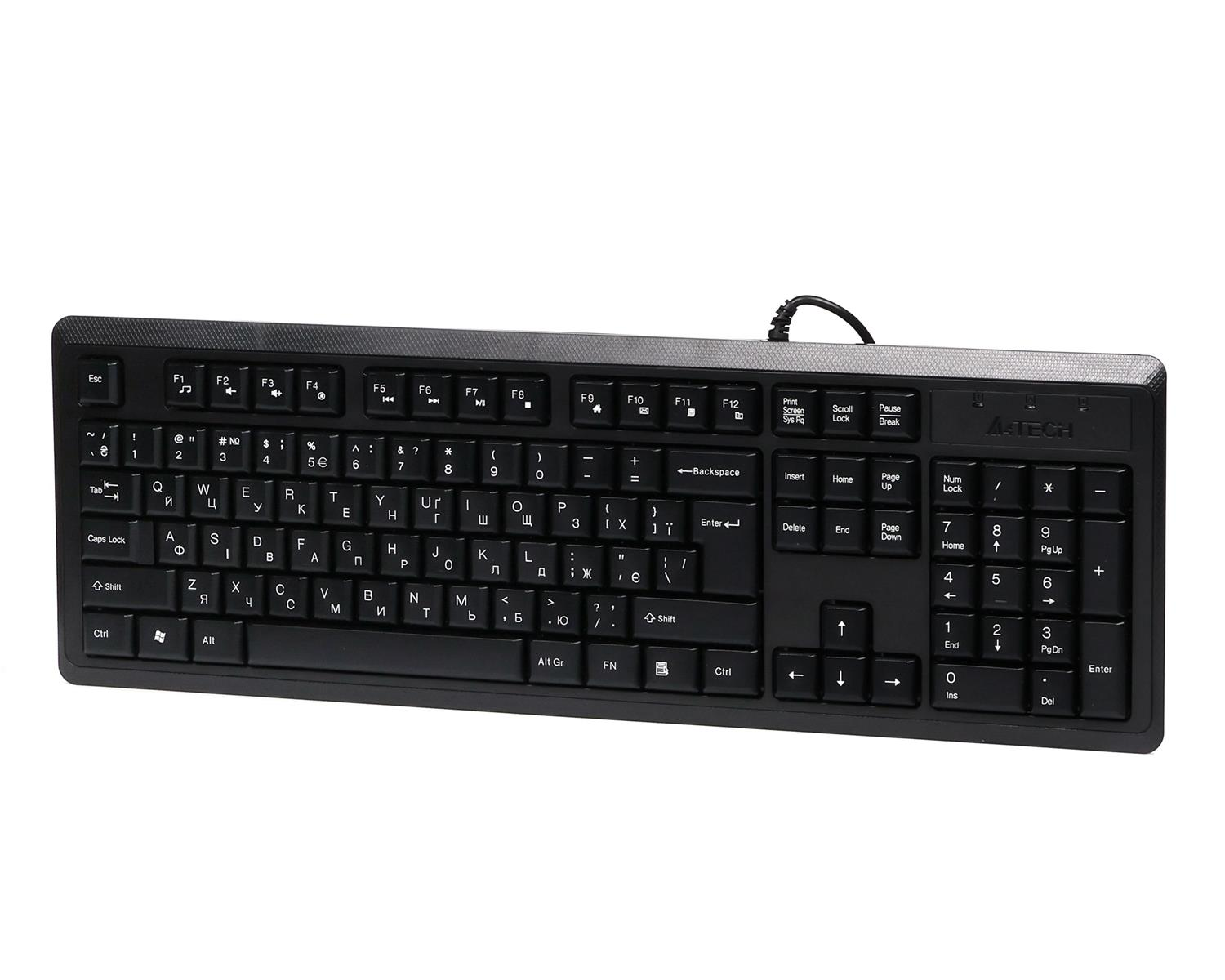 Клавіатура A4Tech KR-92 Black фото5