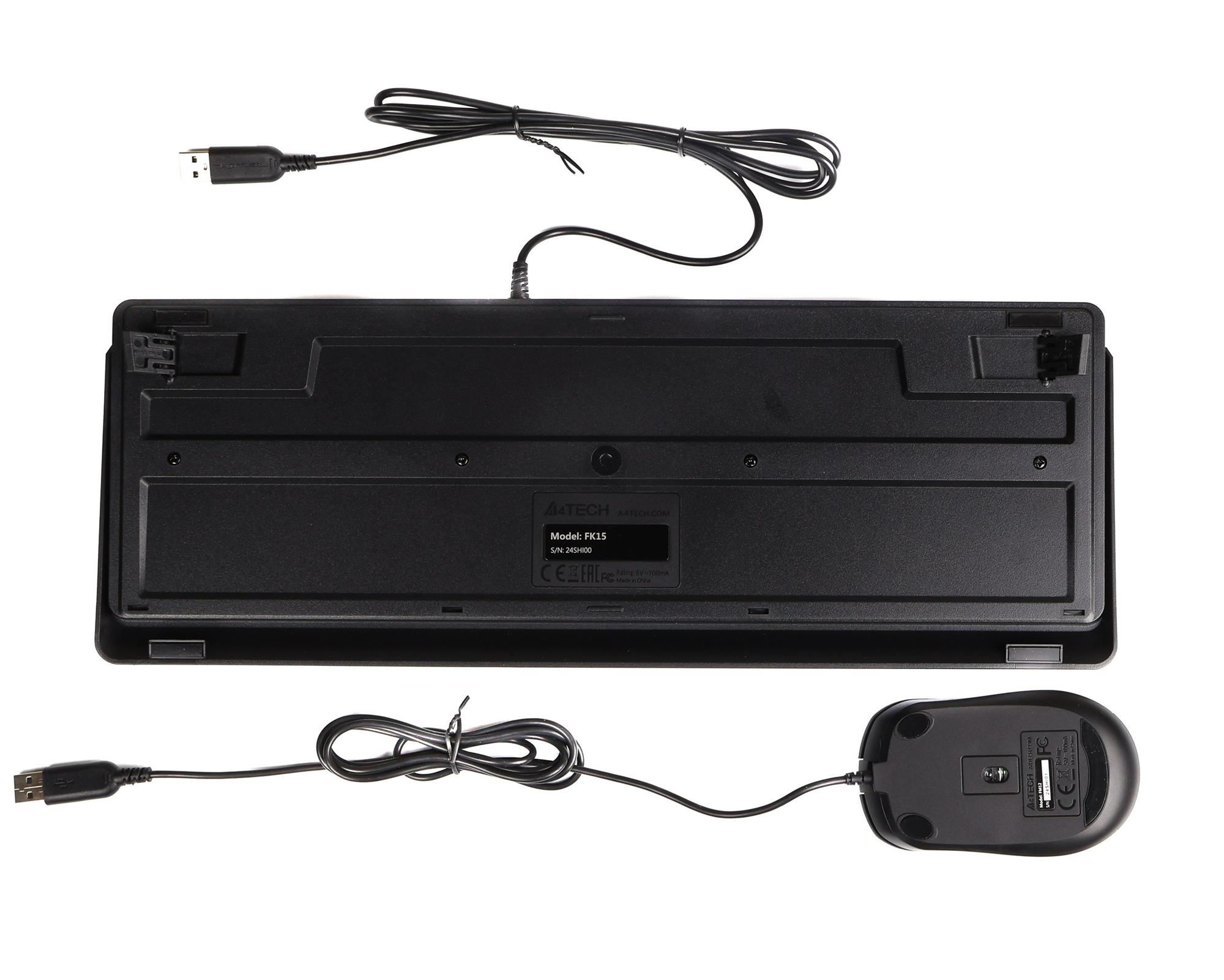 Комплект A4Tech F1512 Black фото5