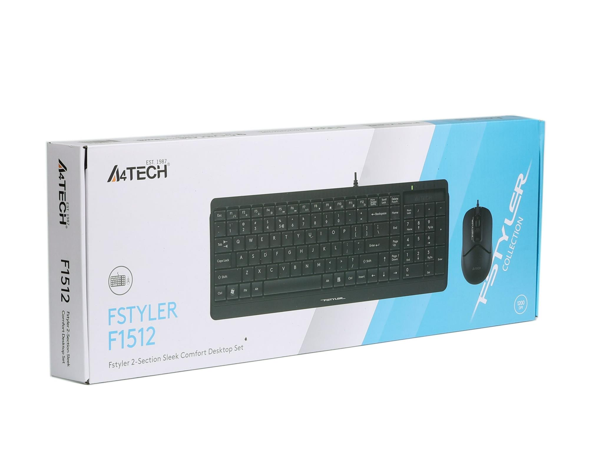 Комплект A4Tech F1512 Black фото6