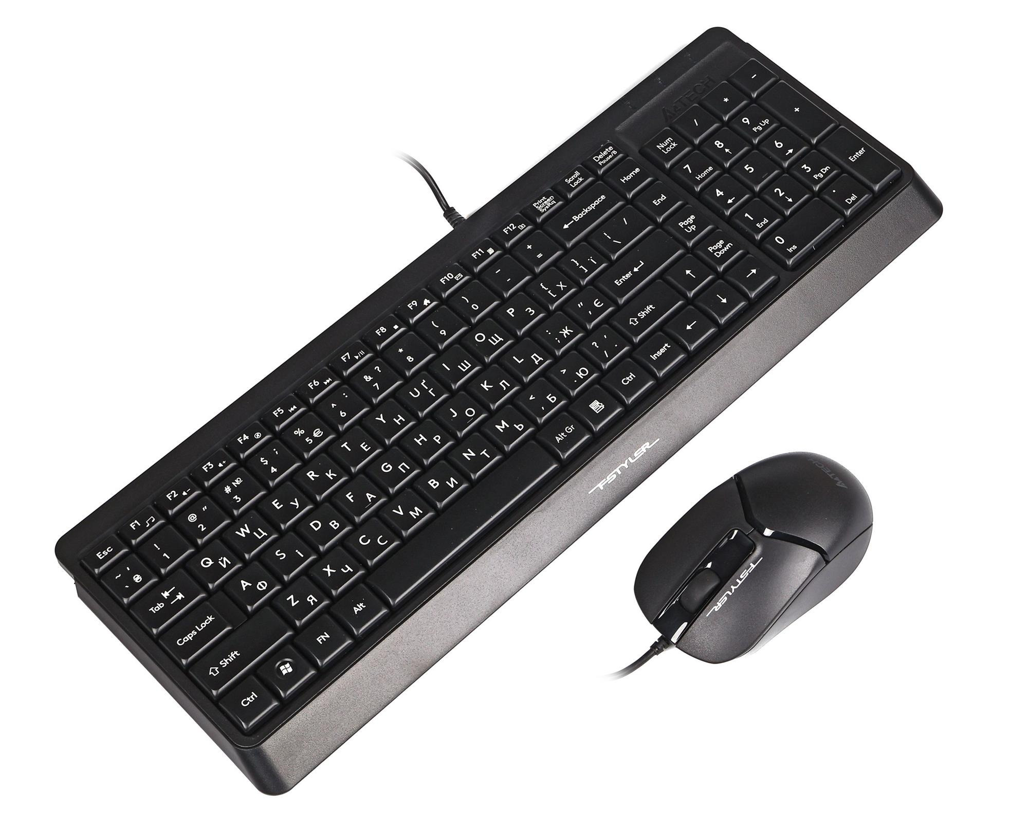 Комплект A4Tech F1512 Black фото8