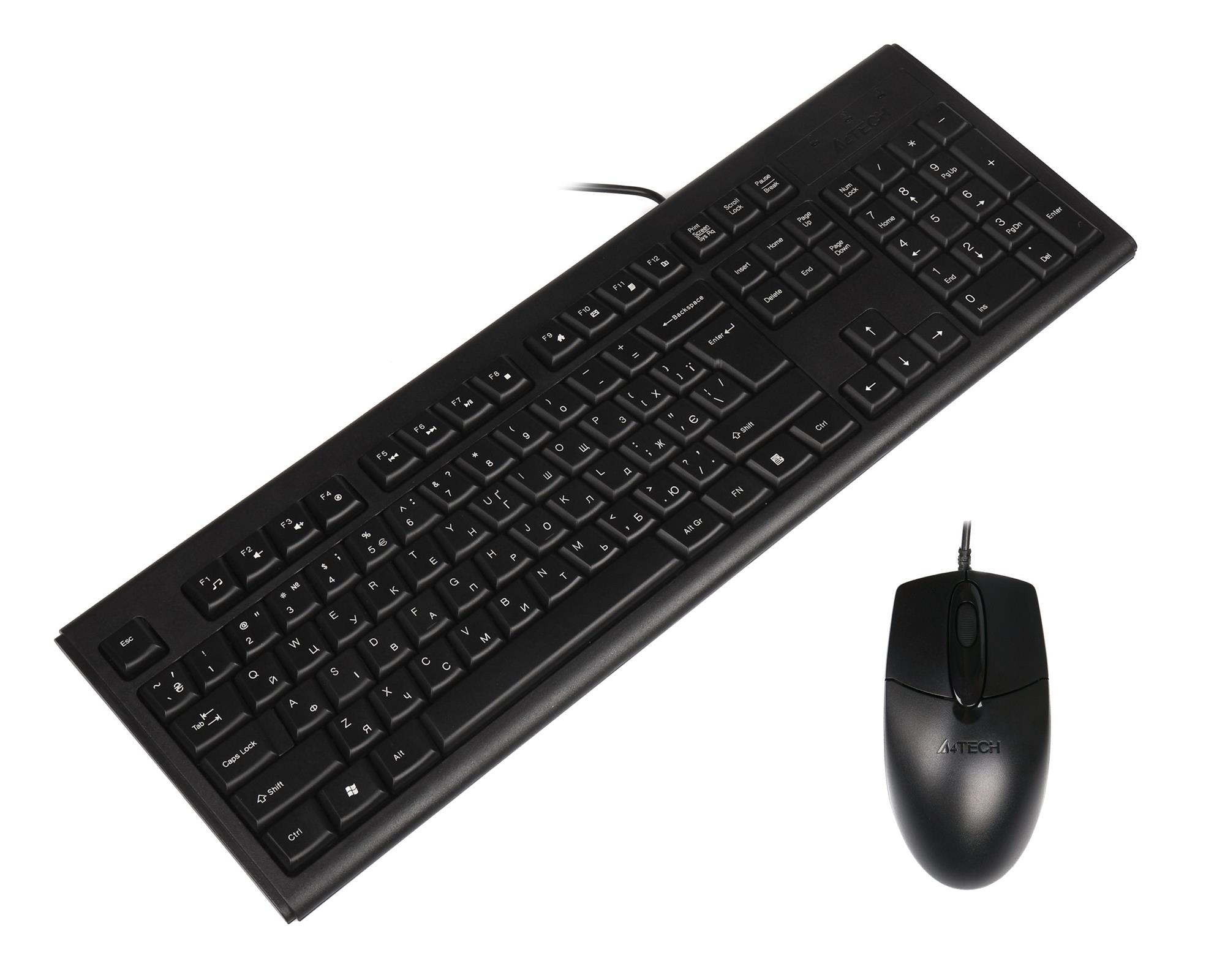 Комплект (клавіатура, миша) A4Tech KR-8372S Black фото3