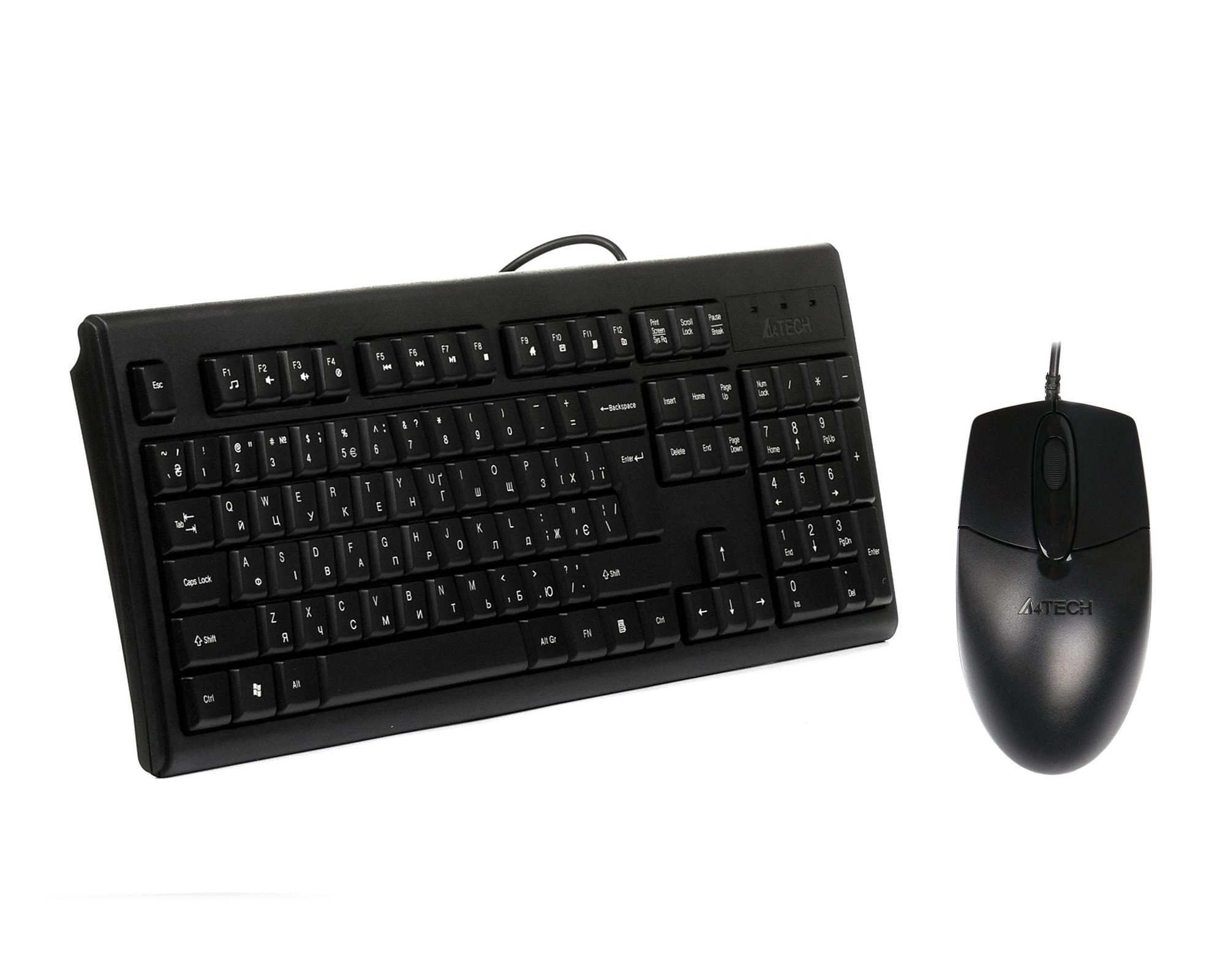 Комплект (клавіатура, миша) A4Tech KR-8372S Black фото6