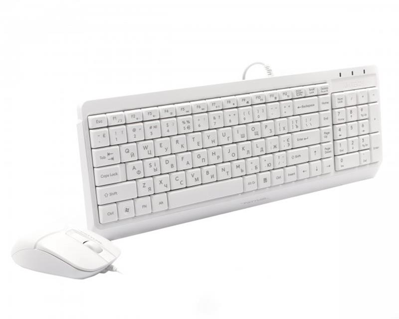 Комплект A4Tech F1512 White фото2