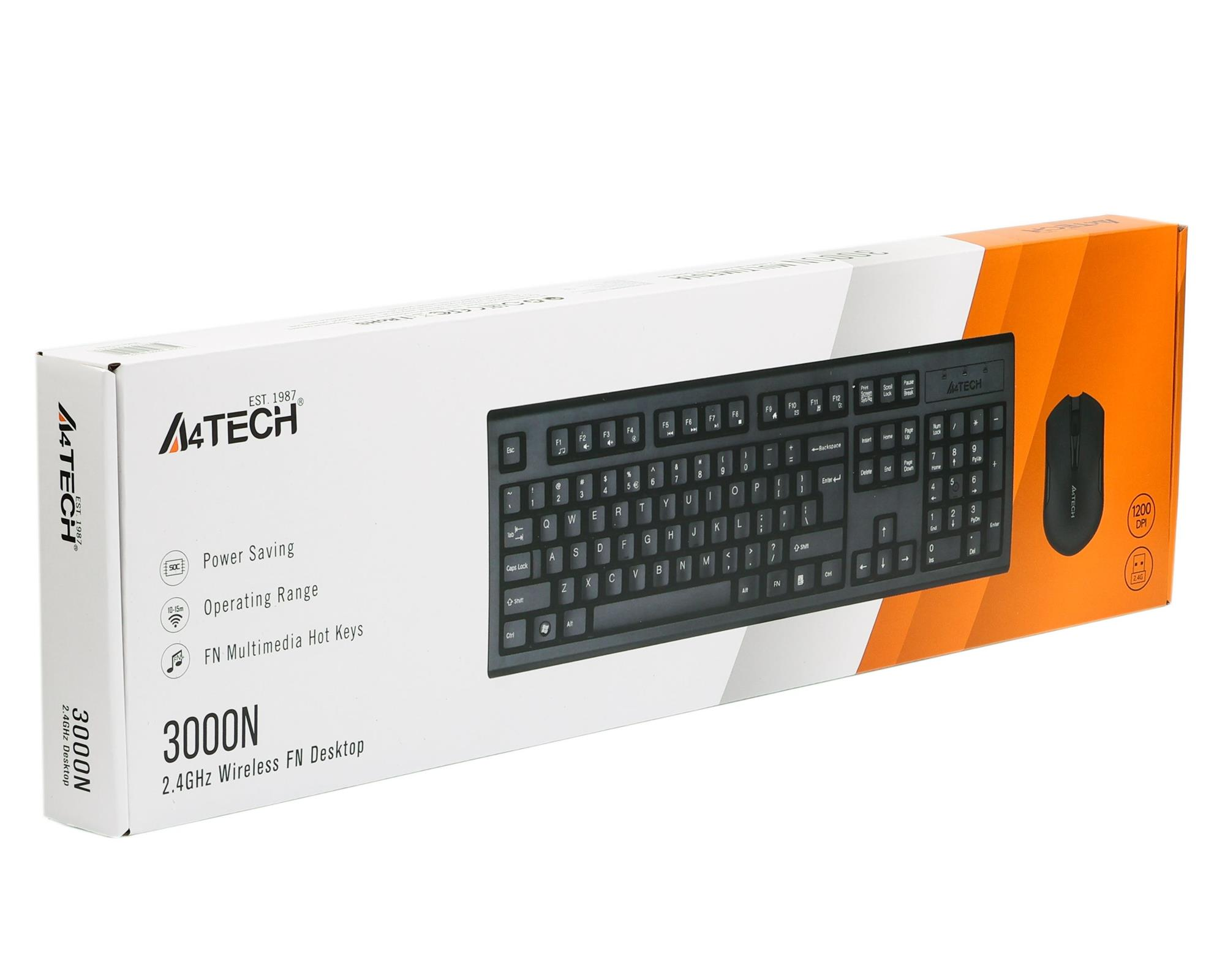 Комплект A4Tech 3000N Black USB фото