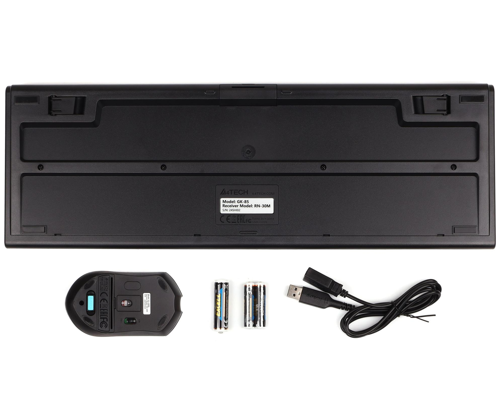 Комплект A4Tech 3000N Black USB фото