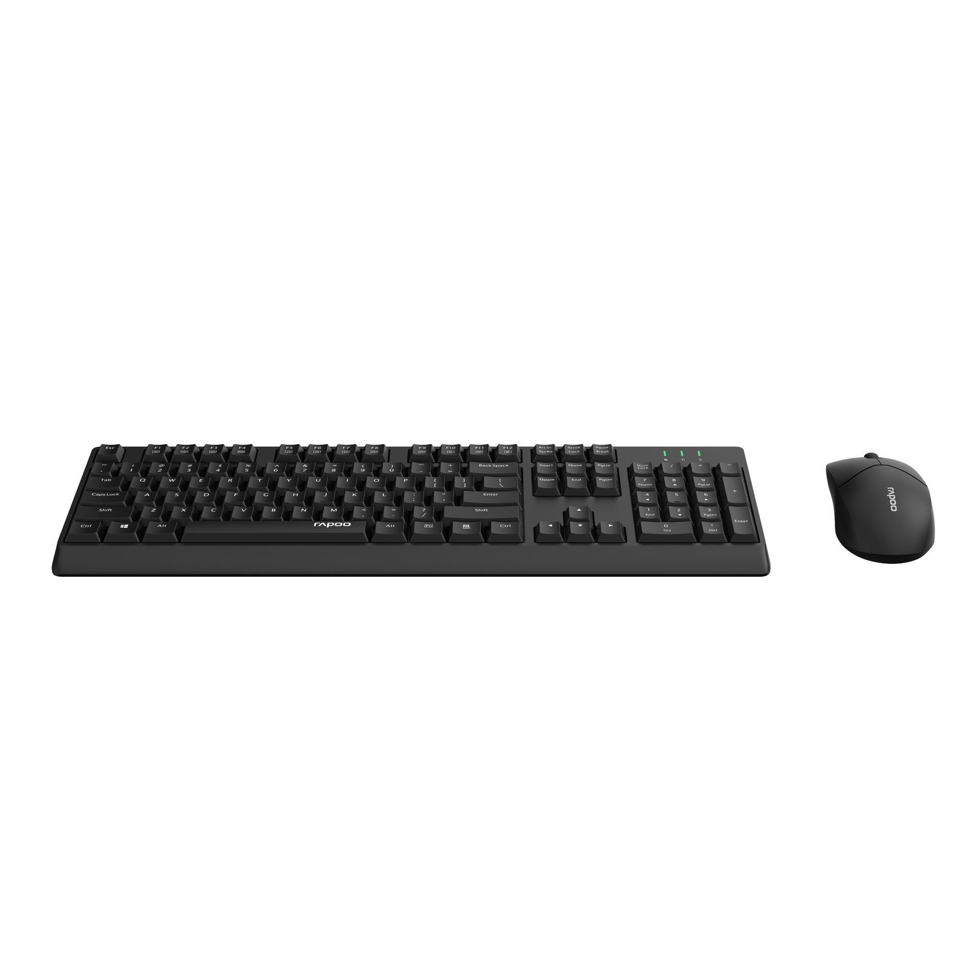 Комплект Rapoo X1500 Wireless Black фото2