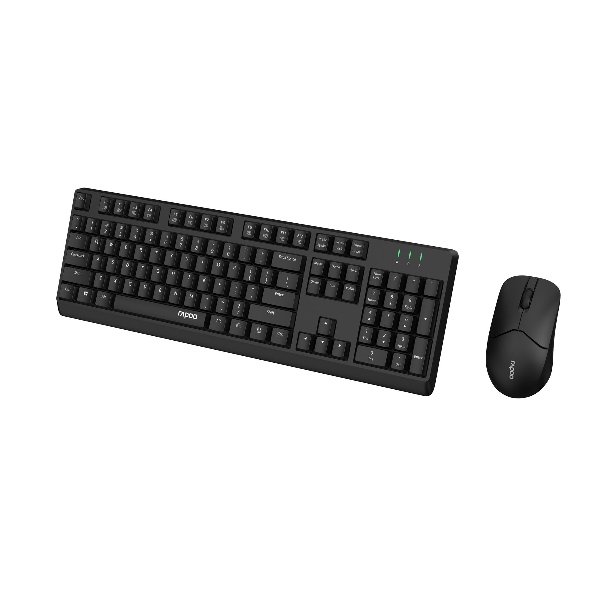Комплект Rapoo X1500 Wireless Black фото3