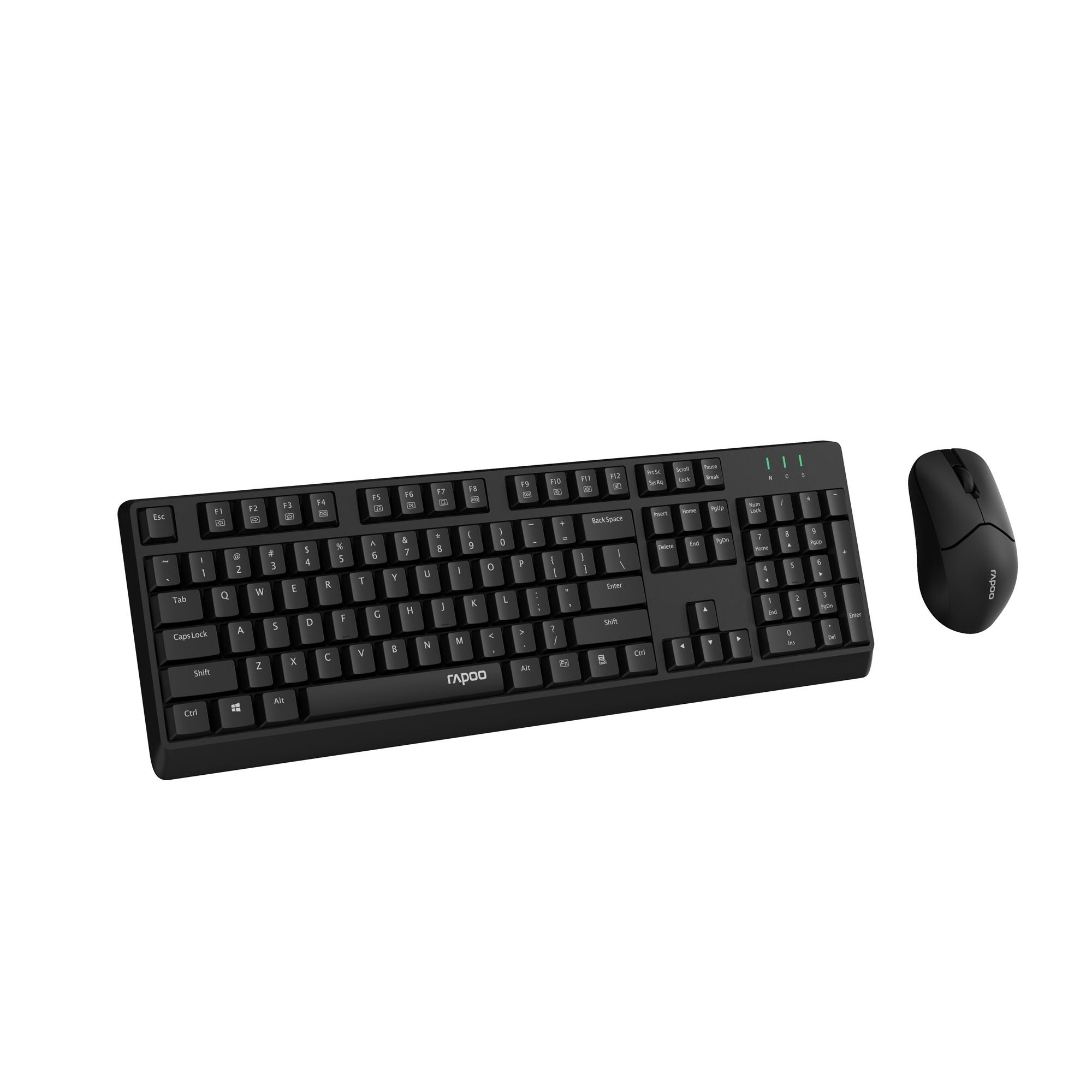 Комплект Rapoo X1500 Wireless Black фото4