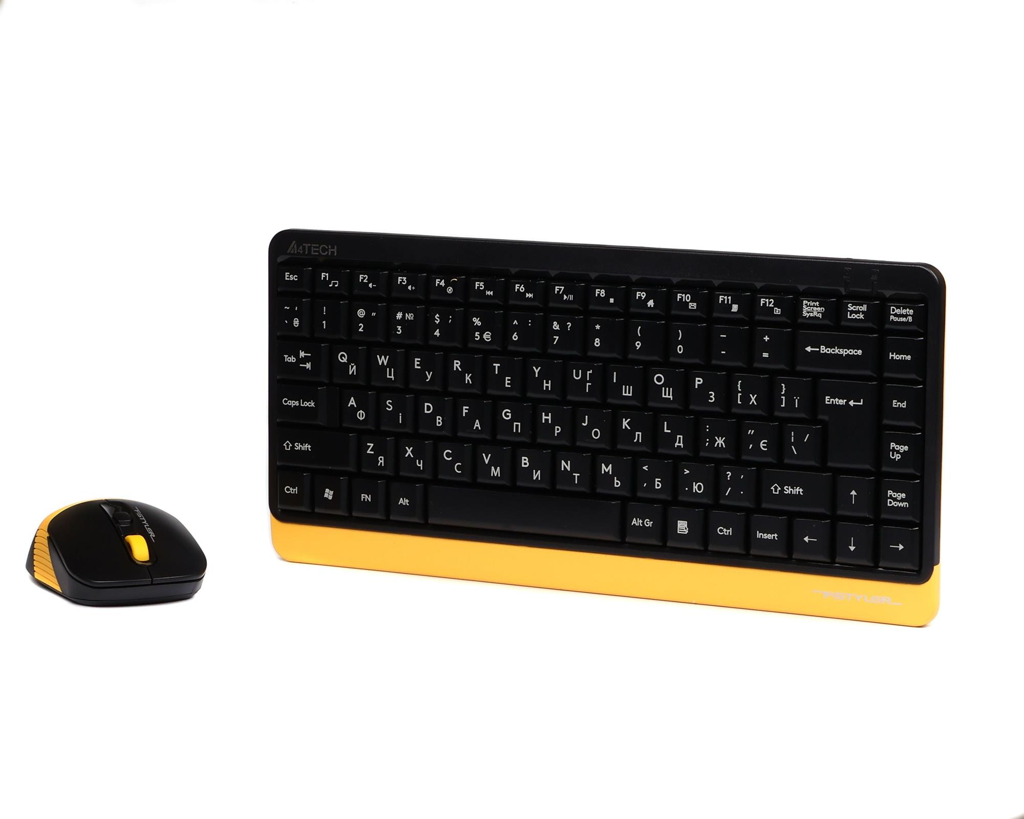 Комплект (клавіатура, миша) бездротовий A4Tech FG1110 Bumblebee USB фото3