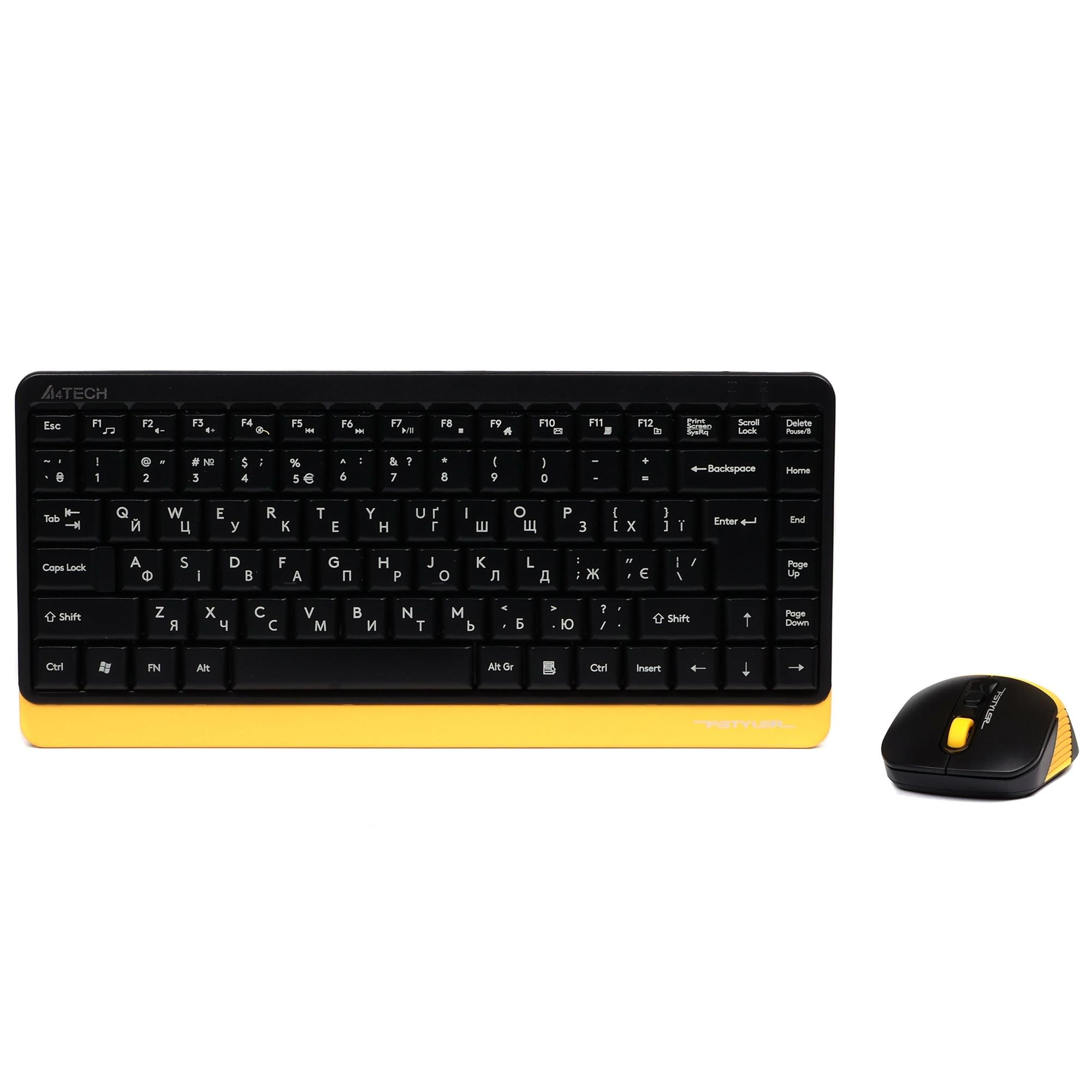 Комплект (клавіатура, миша) бездротовий A4Tech FG1110 Bumblebee USB фото7