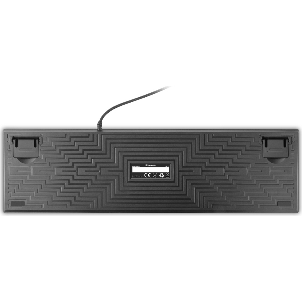 Клавіатура REAL-EL M 13 Grey USB фото8