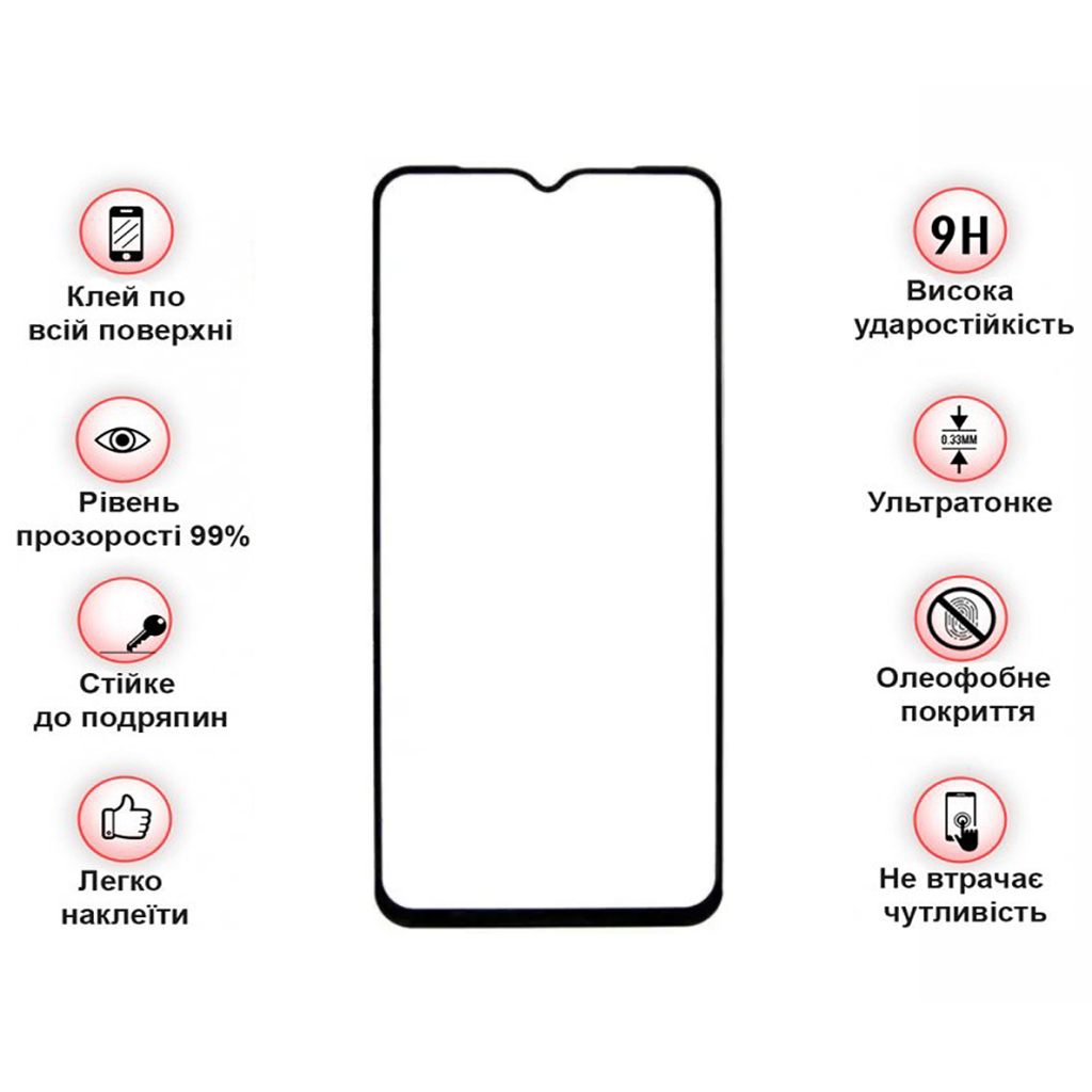 Защитное стекло BeCover для Blackview A52 Pro Black (712128) фото3