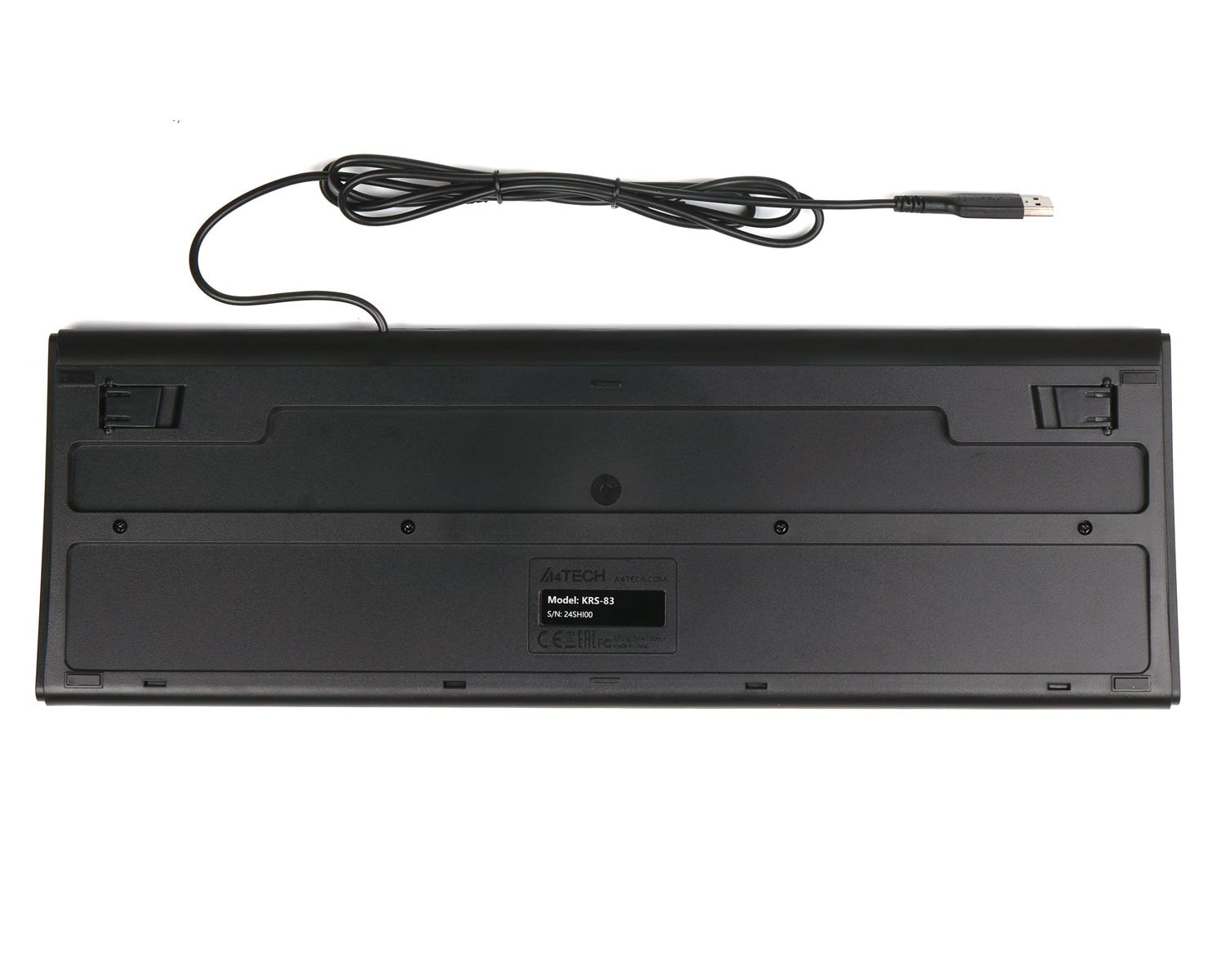 Клавiатура A4tech KRS-83 Black фото
