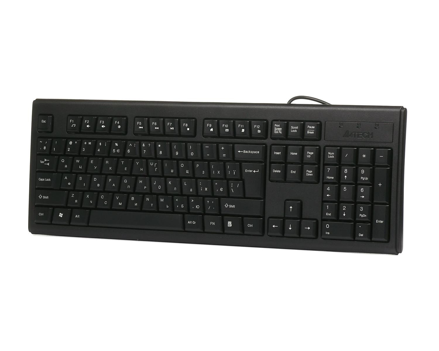 Клавiатура A4tech KRS-83 Black фото