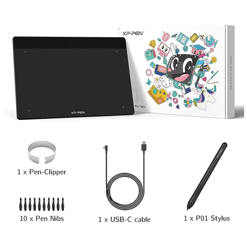 Графический планшет XP-Pen Deco Fun L Black фото