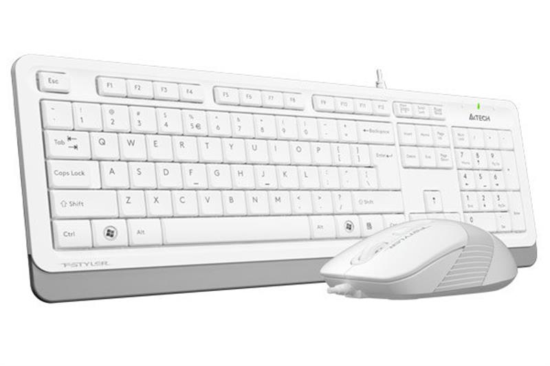 Комплект A4Tech F1010 White фото2