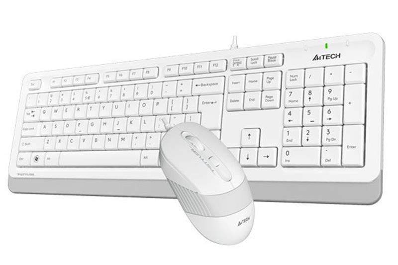 Комплект A4Tech F1010 White фото4