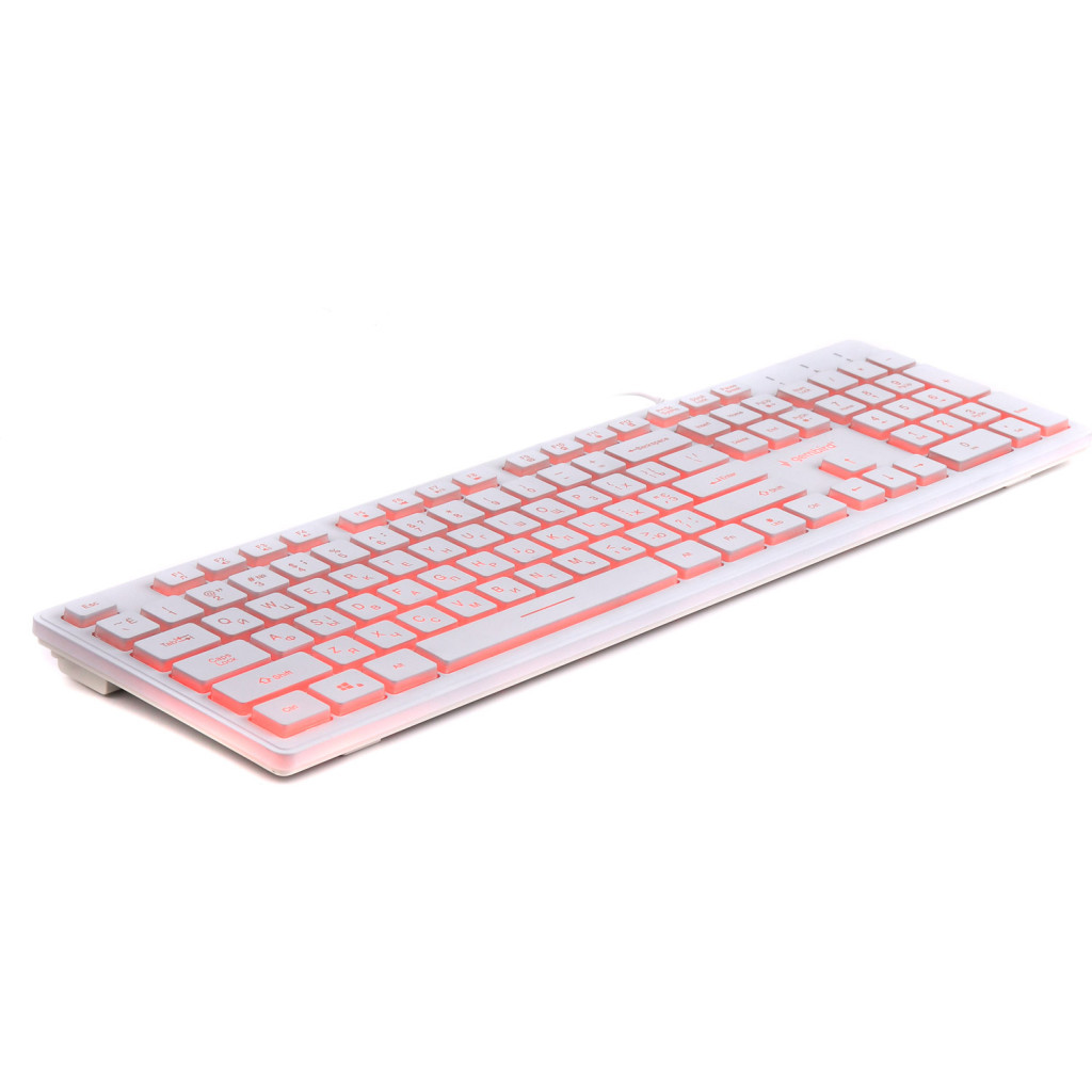 Клавіатура Gembird KB-UML3-01-W-UA White фото4