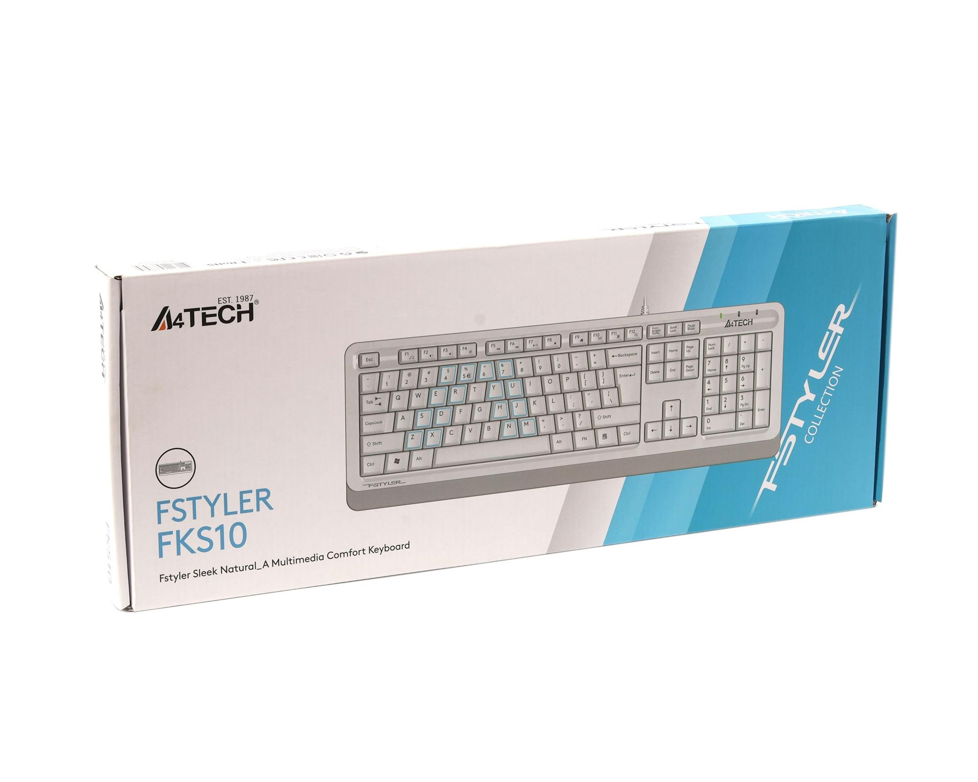 Клавіатура A4Tech Fstyler FKS10 White фото4