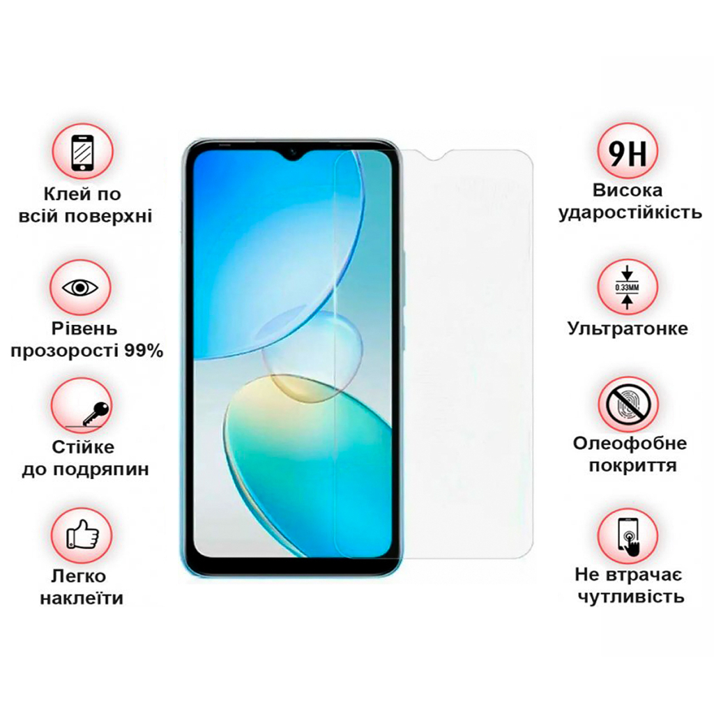 Защитное стекло BeCover для Infinix Hot 12i (X665B) Crystal Clear Glass 3D (708539) фото4