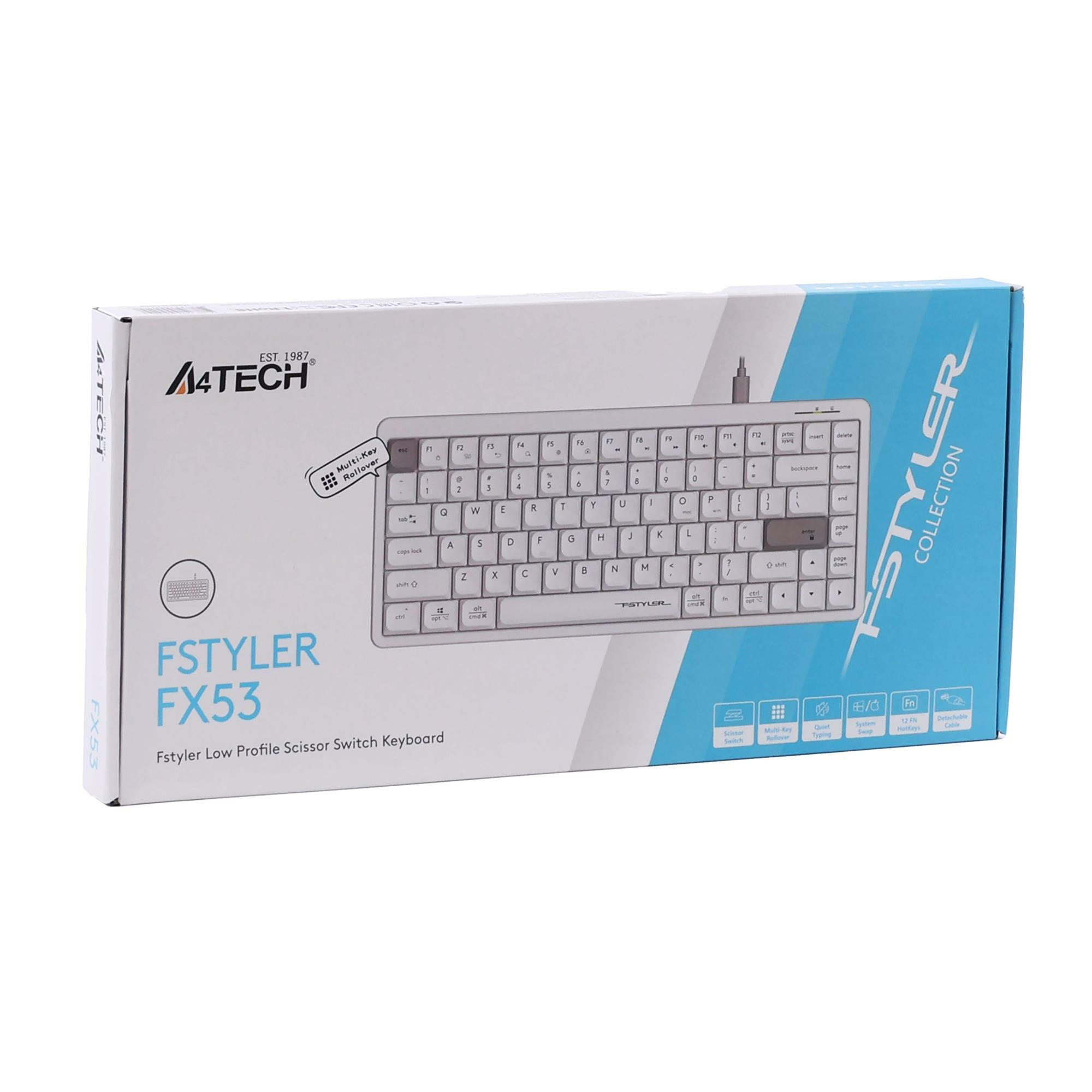 Клавіатура A4Tech FX53 White фото8