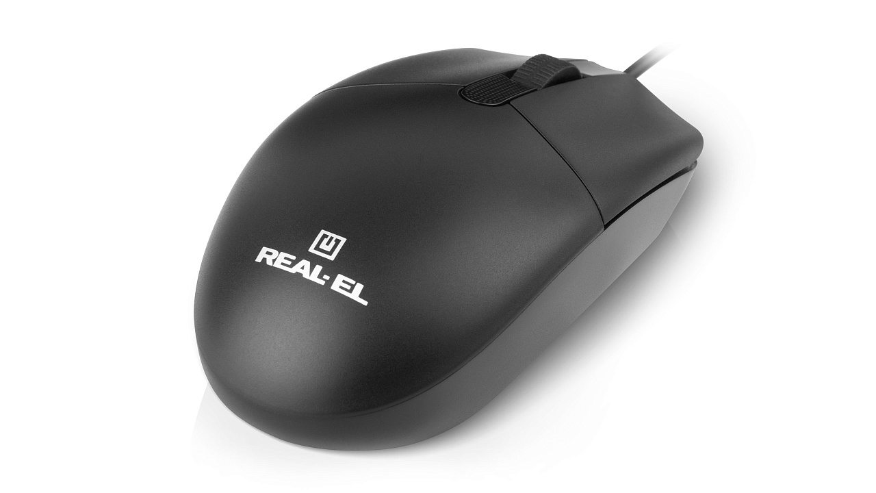 Мишь REAL-EL RM-210 Black (EL123200036) фото4