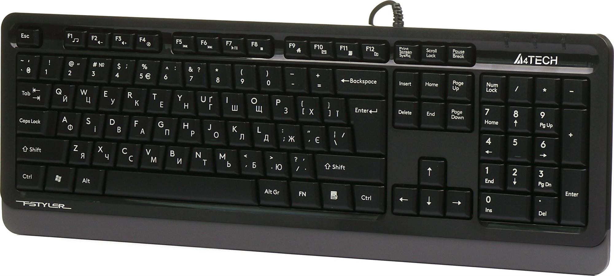 Клавіатура A4Tech Fstyler FKS10 Grey фото