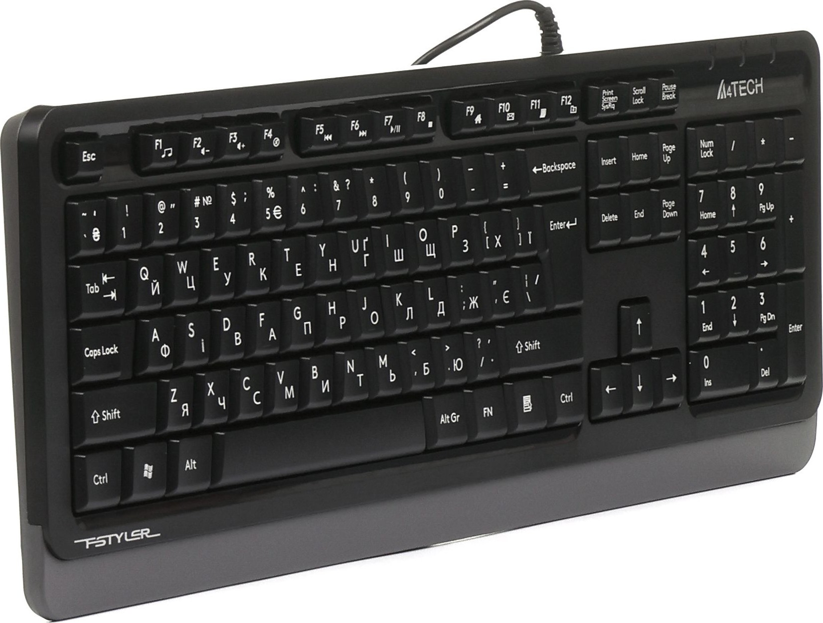 Клавіатура A4Tech Fstyler FKS10 Grey фото