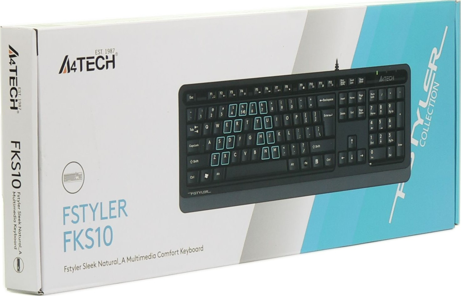 Клавіатура A4Tech Fstyler FKS10 Grey фото
