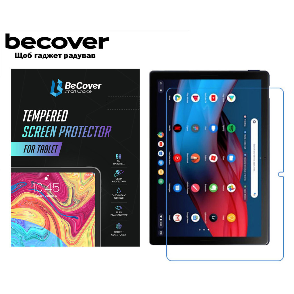 Защитное стекло BeCover для Google Pixel Slate i5 / i7 / m3 12.3" (708914) фото3