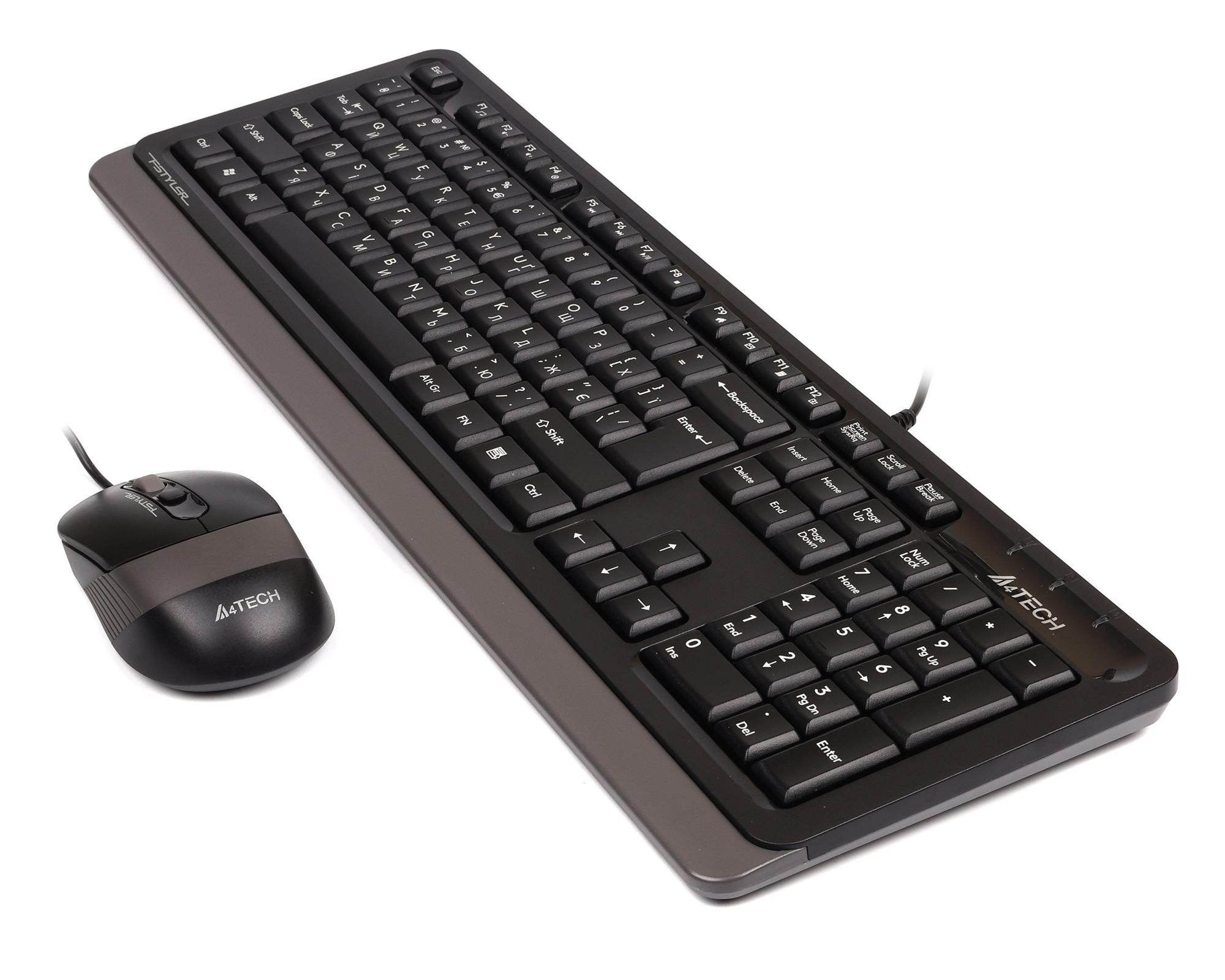 Комплект A4Tech F1010 Black/Grey фото