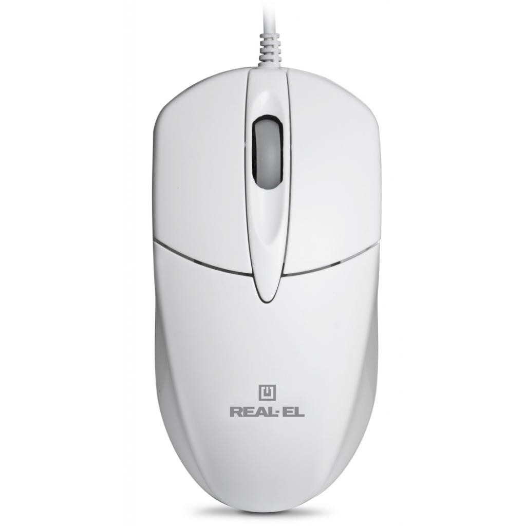 Мишь REAL-EL RM-211 White (EL123200014) фото4