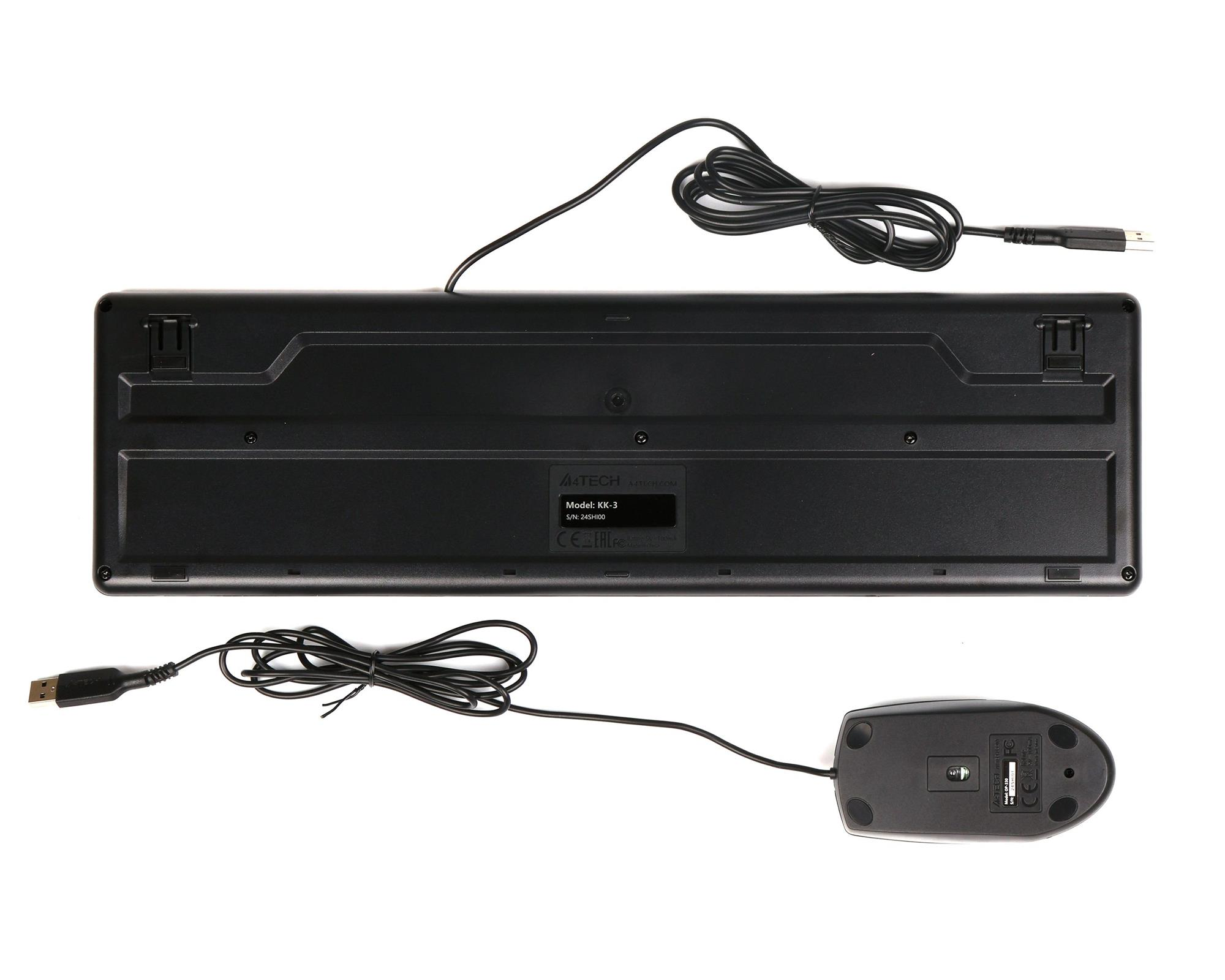 Комплект A4-Tech KK-3330 Black USB фото6