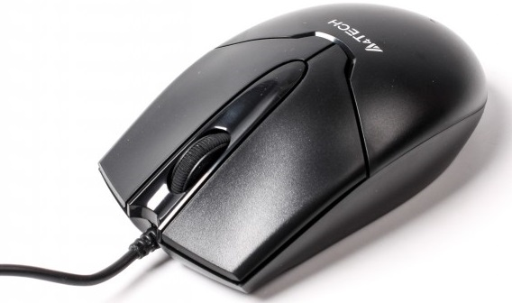 Миша A4Tech OP-550NU Black USB V-Track фото