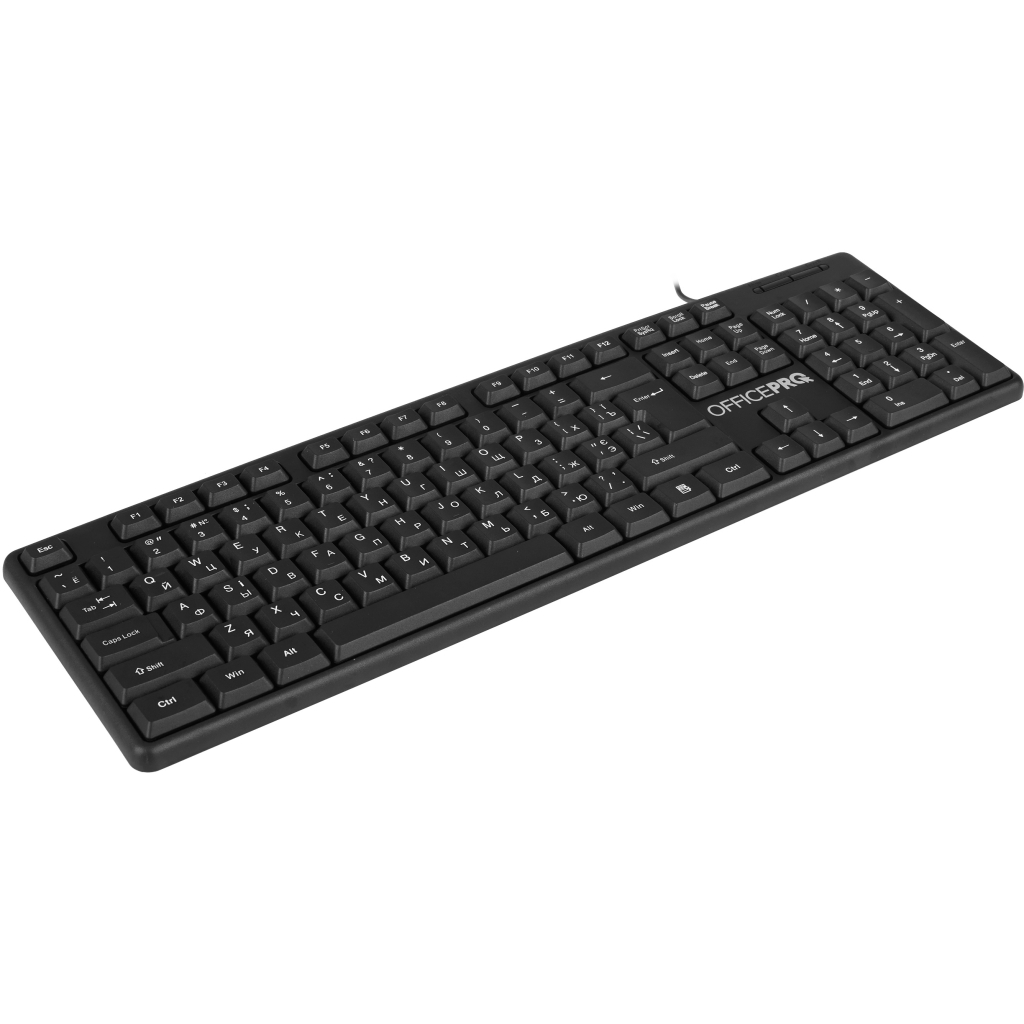 Клавиатура OfficePro SK166 Black фото