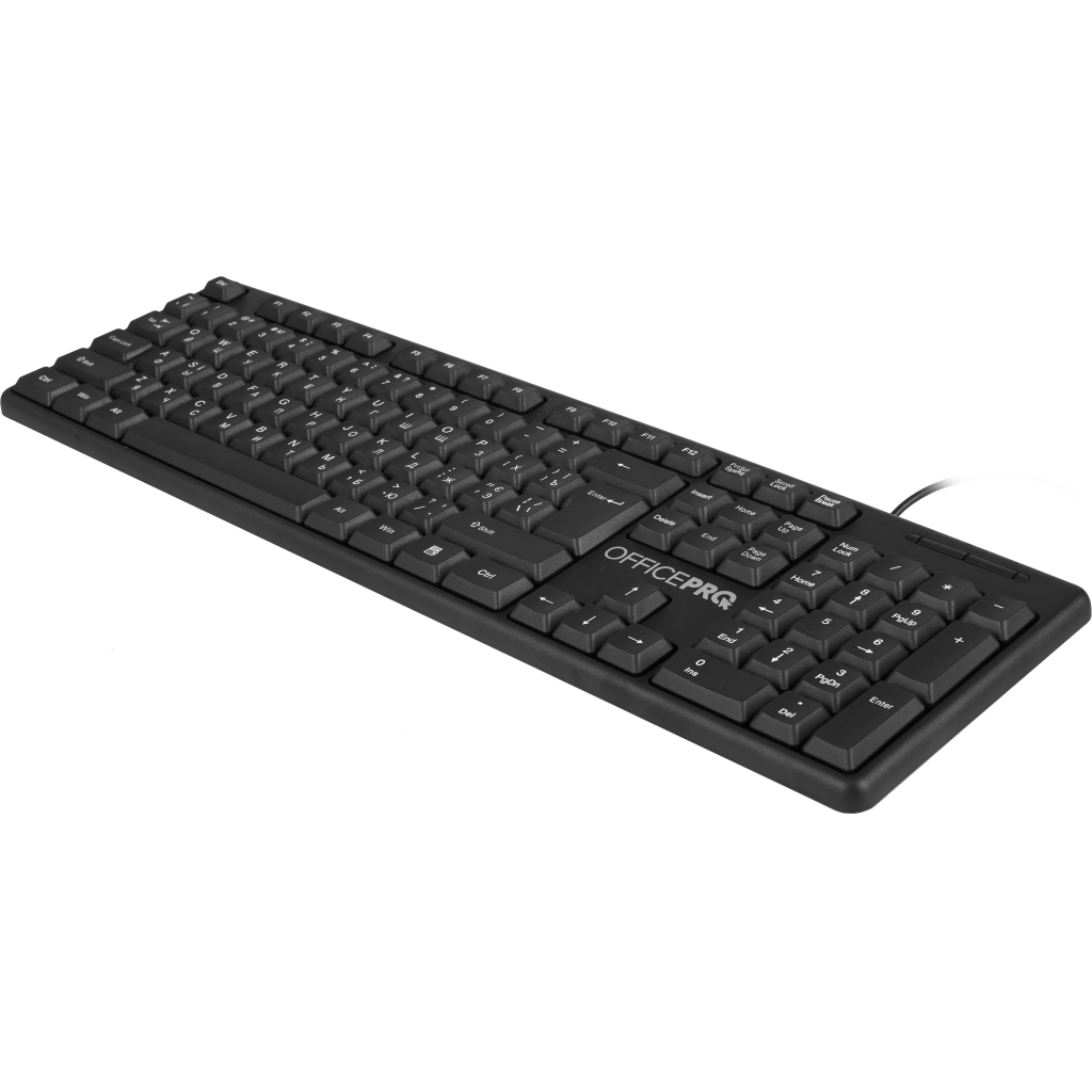 Клавиатура OfficePro SK166 Black фото