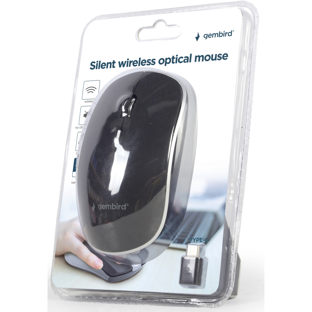 Мишь Gembird MUSW-4BSC-01 Black фото3