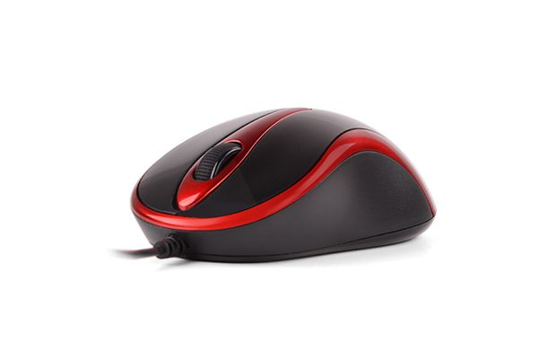 Миша A4Tech N-350-2 Red/Black V-Track фото3