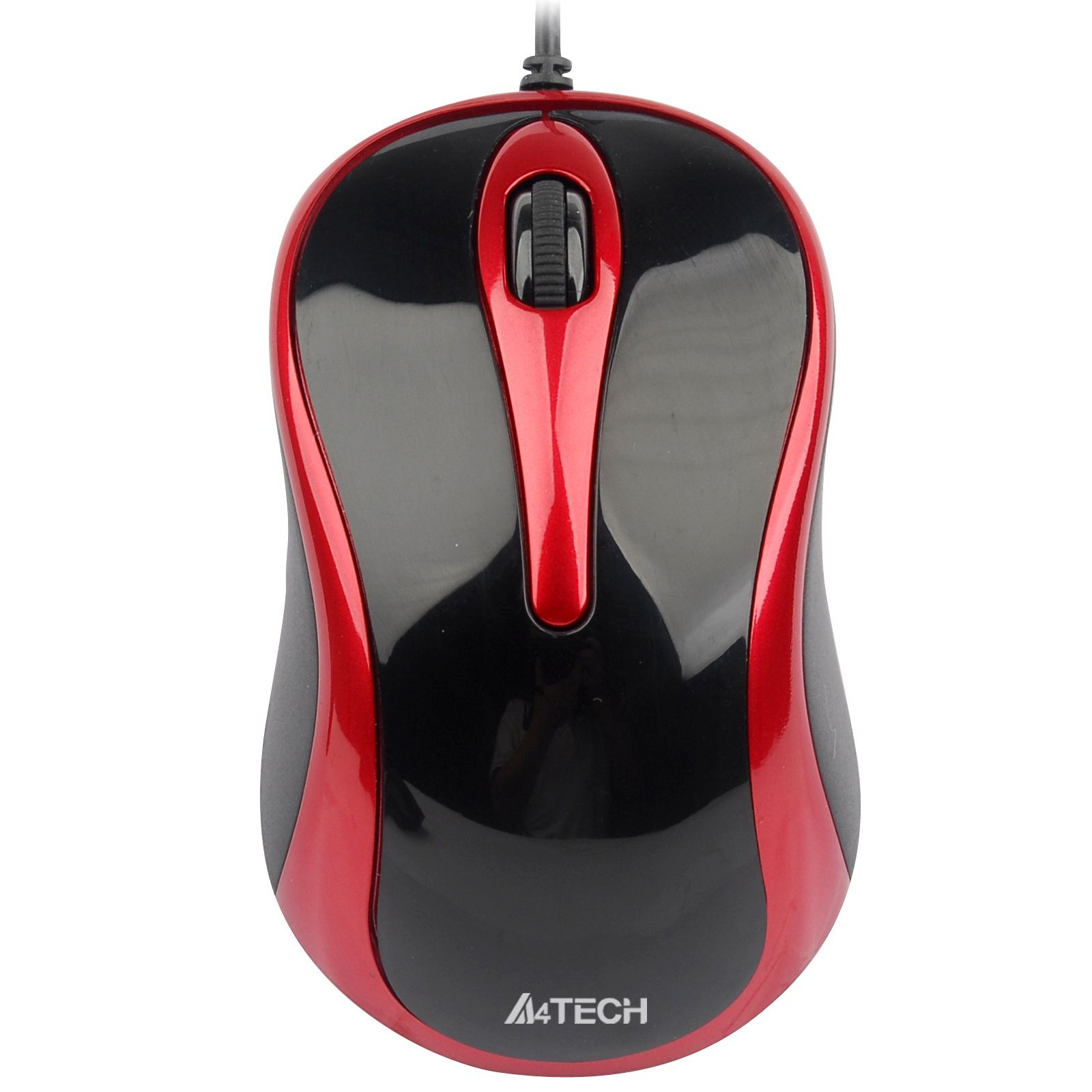 Миша A4Tech N-350-2 Red/Black V-Track фото5
