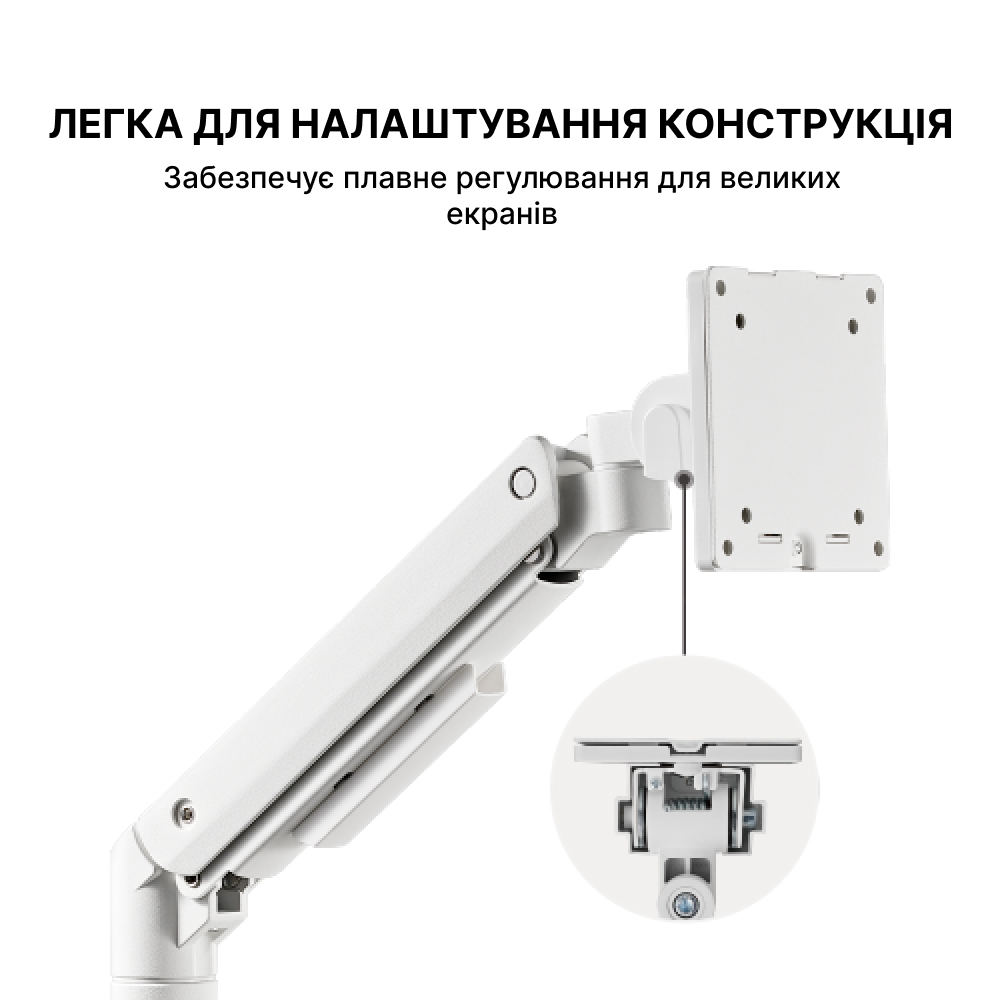 Кронштейн OfficePro MA801W 17-49" White (VESA100х100) фото12